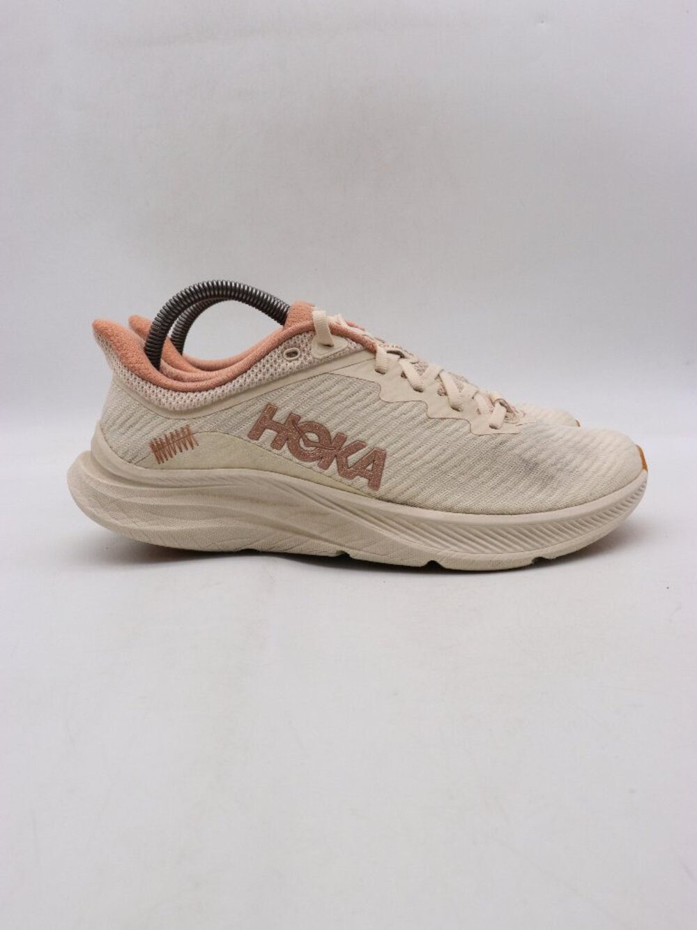 Hoka One One Solimar Women's 9.5 B Tan Beige Sneakers Athletic Shoes 1123075 VND